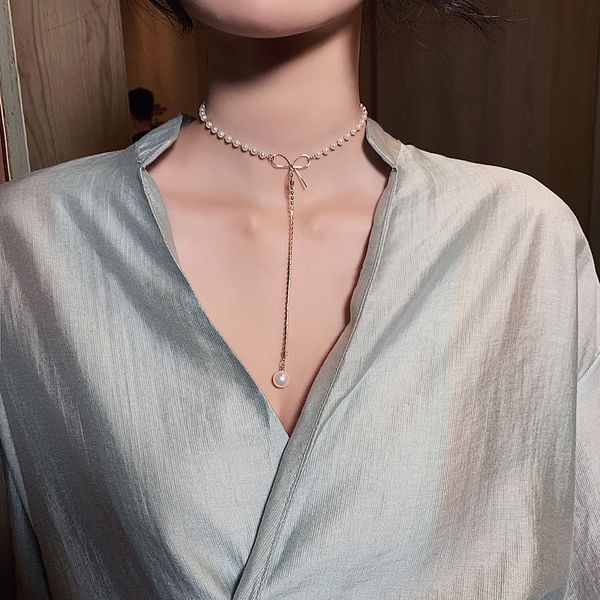 

корейских моды нового choker ожерелье всего матч модных ключицы цепь, Silver