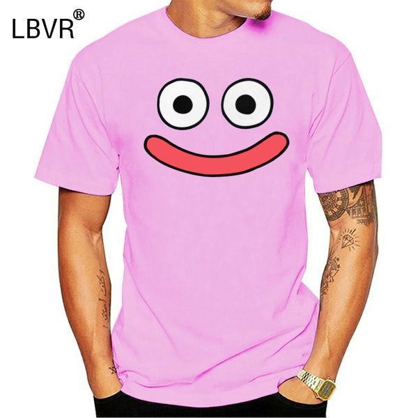 

dragon quest slime face t-shirt for man crewneck novelty t-shirt custom desgin comfortable cotton tee shirt