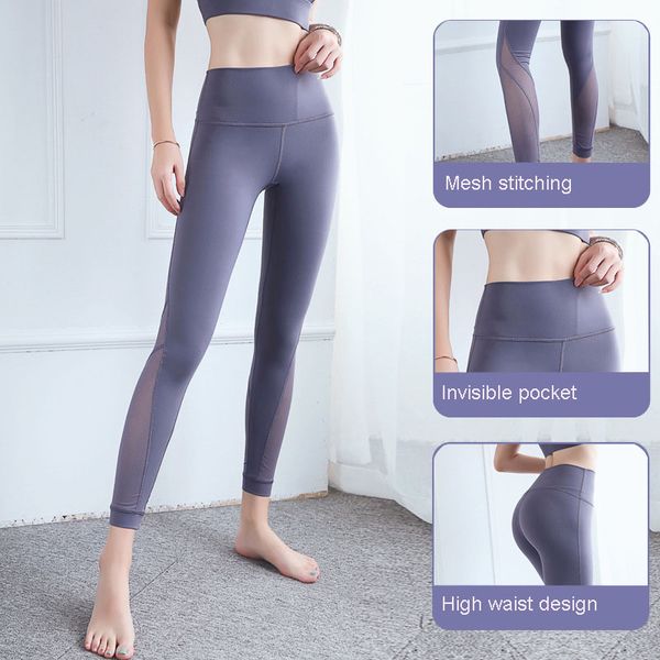 

yoga outfits 2021 design high waist legging sport pants femme spodnie dresowe damskie fato de treino mulher elastici fitness legins, White;red