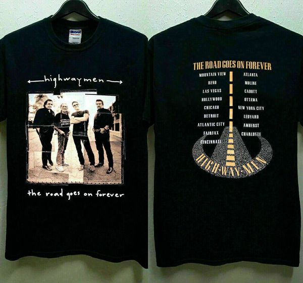 

the highwaymen 1995 tour t-shirt