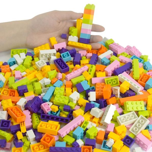 

1500pcs классические кирпичи multiple цвет город diy креативный сыпучие строительные блоки модель части развивающие совместимые все марки yx