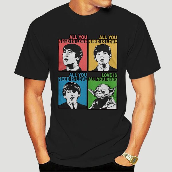 

yoda funny art t-shirt love is all you need premium tee-0267d