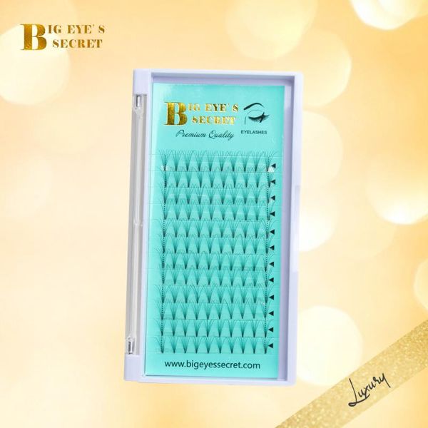 

big eye's secret eyelash extensions short stem premade fans heat bonded lashes russian volume faux mink lash extension