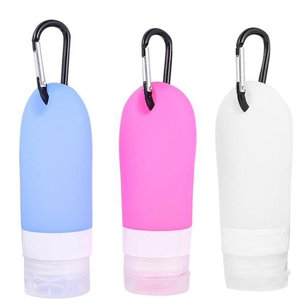 

storage bottles & jars 7pcs travel silicone refillable subpackaging with keychains