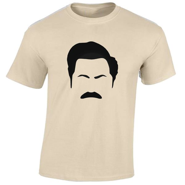 

ron swanson mens t shirt parks and recreation meat funny hip-hop tee shirt
