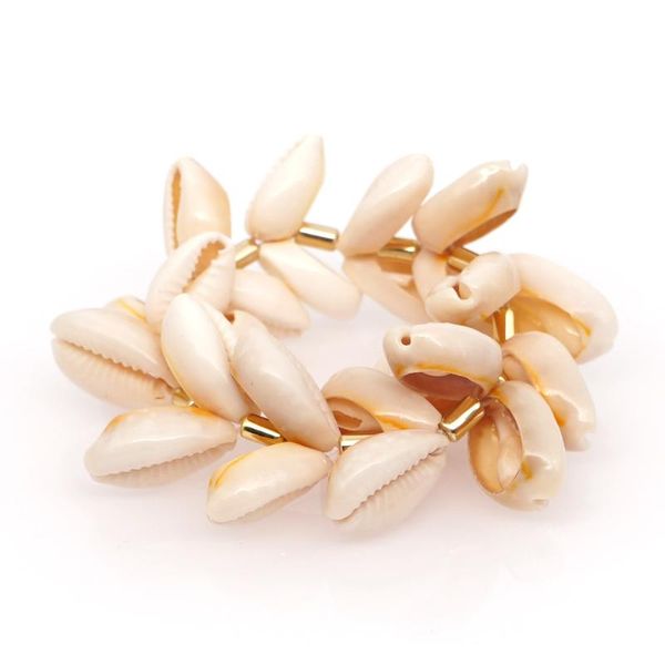 

shinus shell enamel tile beaded tube gold color natural seashell summer joyeria mexicana instagram fashion bileklik jewelry, Golden;silver
