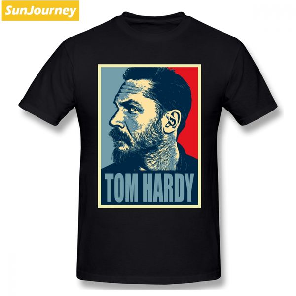 

актер том харди мужчины футболка новый стиль camiseta плюс размер хлопок crewneck на заказ с коротким рукавом марка одежды