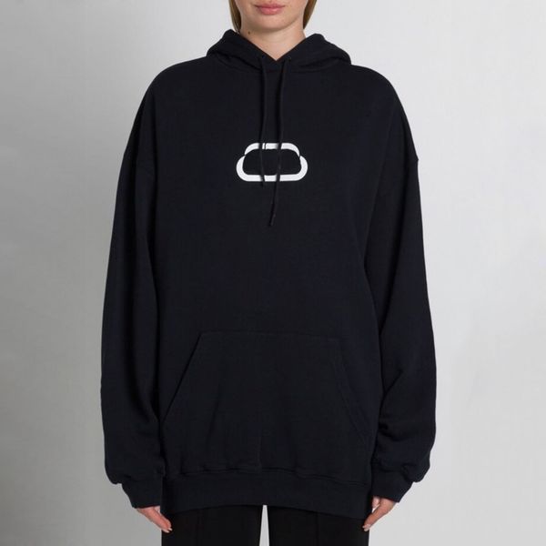 

20fw classic solid hoodies outdoor high street high end hooded sweatshirt spring autumn winter fashion pullover outwear hfymwy559, Black