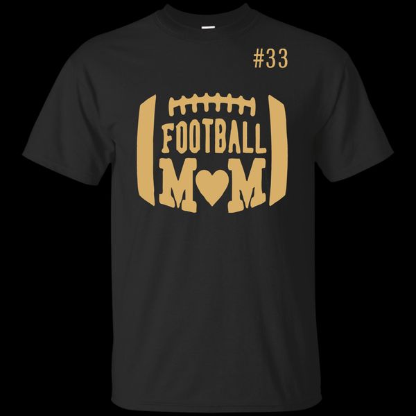 

personalized football mom black us t shirt tedric thompson mens black s 5xl