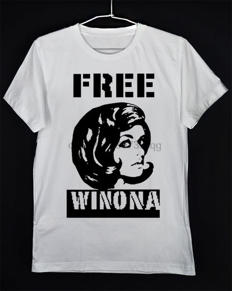 

winona ryder a season of actress winona laura horowitz white t-shirt
