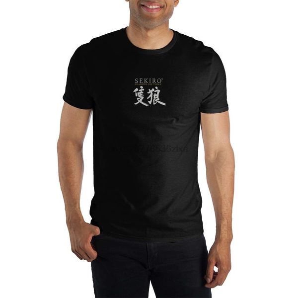

bioworld sekiro shadows die twice japanese text crew neck short-sleeve t-shirt