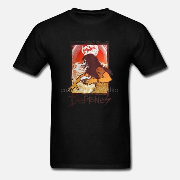 

new 2019 fashion short sleeve deftones show your enemy what you look like new style crew neck tee shirt for men