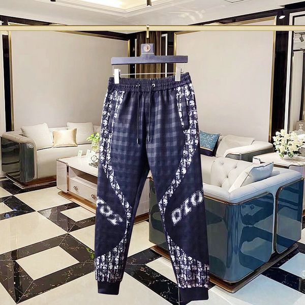 

2020 casual pants men trousers sweatpants elastic waist letter printed fitness sweatpants black white joggers pants plus size dr 07
