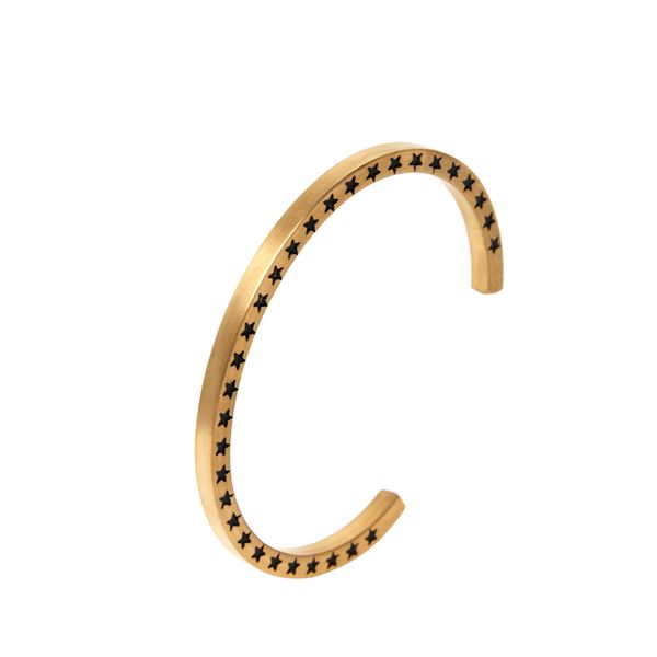 

нержавеющая сталь 316l toucan ретро пять звезд титана браслет мужчины индивидуальные мужские открыть vicking моды манжеты браслеты браслеты, Black