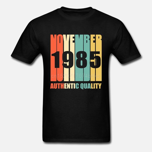 

ретро ноября 1985 футболка vintage 32-й день рождения подарок рубашка