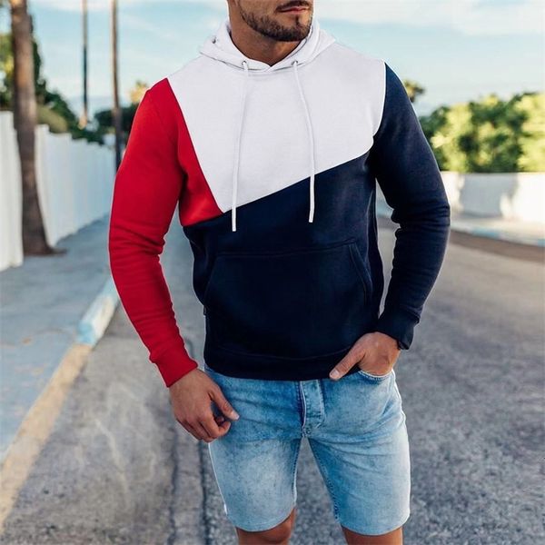 

мужские толстовки толстовка 2019 streetwear лоскутная толстовка пуловер черный белый толстовка мужчины зима флис толстовки одежда d30, Black