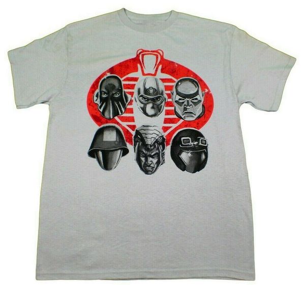 

classic gi joe character tee t shirt silver action figure retro tee mens t-shirt trendy streetwear
