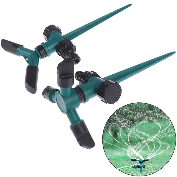 

watering equipments 360 degree circle rotating water sprinkler garden lawn automatic sprinklers pipe hose nozzles