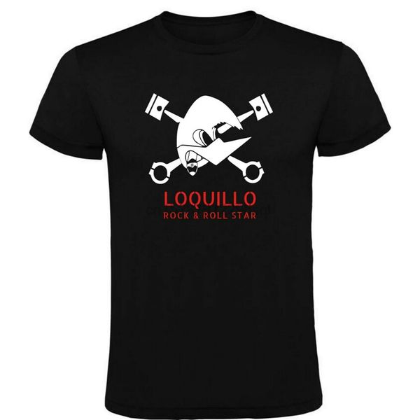 

camiseta локильо y los trogloditas negra оптовая tee shirt