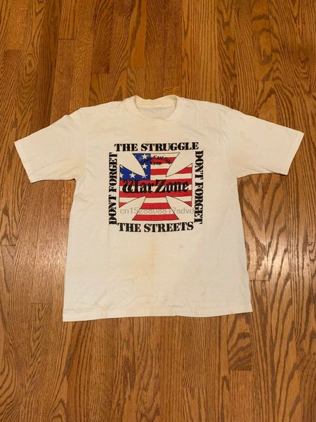 

vtg 1987 warzone tour рубашка agnostic front cro магс bad brains leeway judge nyhc дешевые продажа 100% хлопок футболки для мальчиков