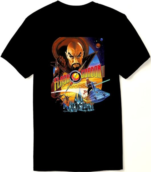 

flash gordon t shirt - 80s sci fiction classic - ming the merciless - new