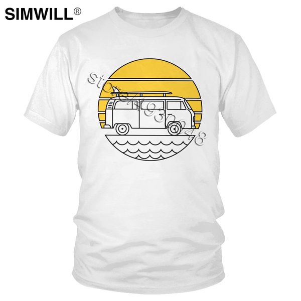 

vintage school bus t shirt men fashion casual 100% cotton t-shirt streetwear short sleeve crew neck driver gift tee summer