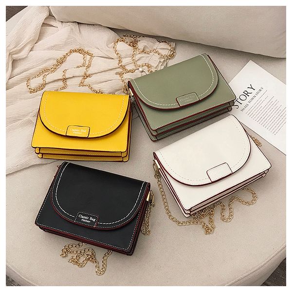 

новая мода женщины кожа pu chain crossbody сумки