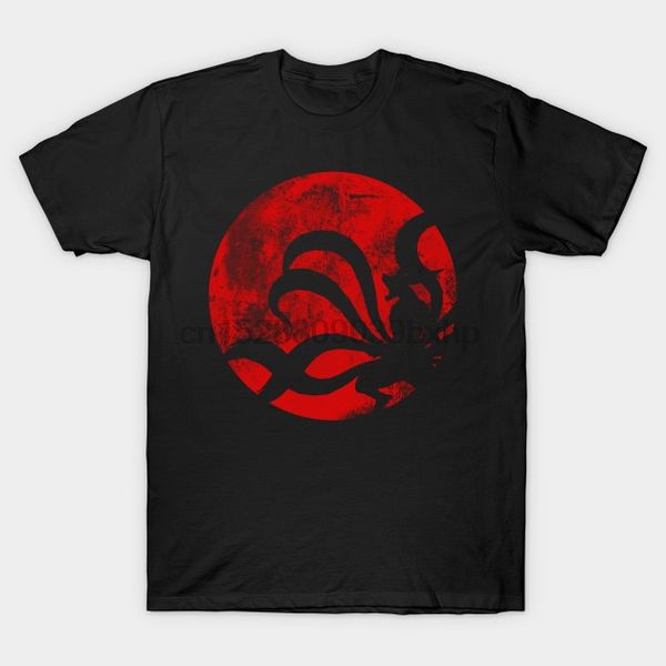 

men short sleeve tshirt kyubi moon fanfreak t shirt custom printed 100% cotton t-shirts women t-shirt