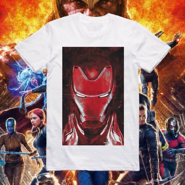 

endgame ironman tony stark avenge the fallen sg05 white tee