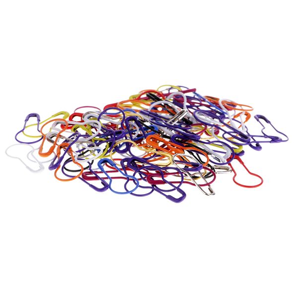 

100шт кальян безопасности pins шарик тыква малый coilless одежда crafts tag, Black