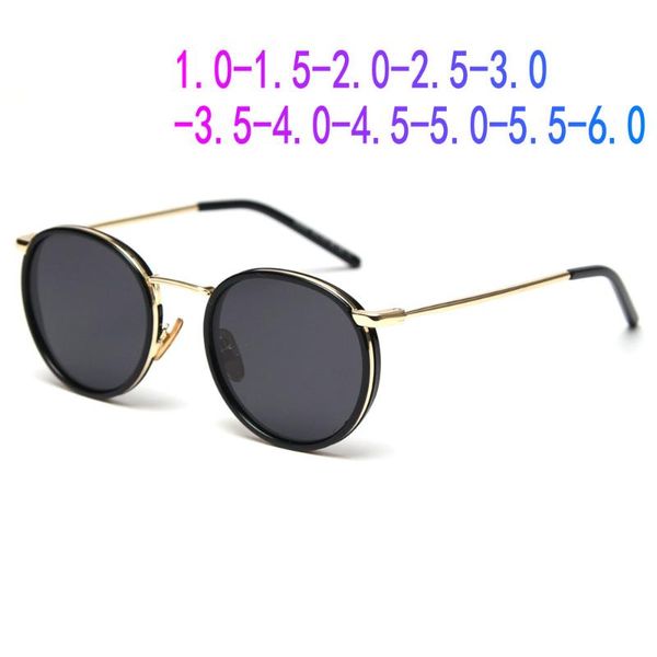 

sunglasses frames nearsighted men women alloy frame sun glasses with diiopter polarized or uv400 spectacles for myopia fml, Silver