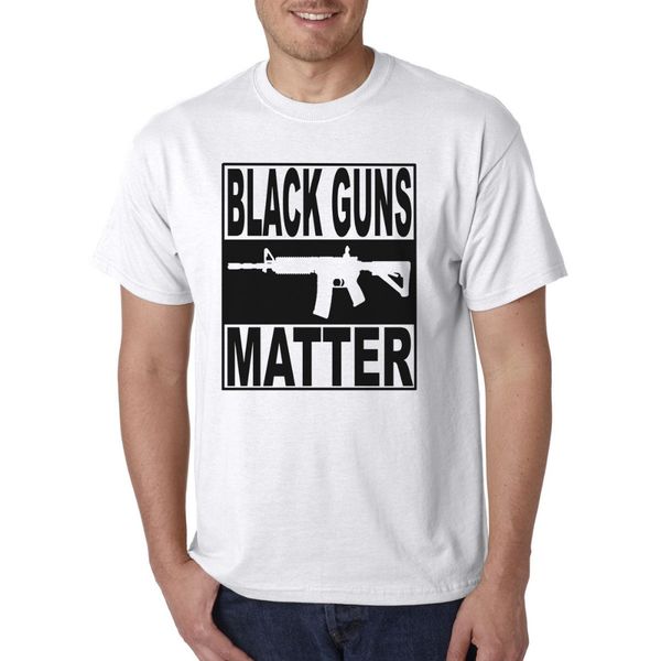 

black guns matter t-shirt ar-15 pro gun rights tee 5.56 .223 blue lives police 2019 new design short-sleeve fashion t shirts