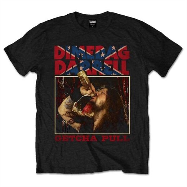 

rockoff trade men's getcha pull t-shirt, black, small - dimebag darrell tshirt printed t-shirt pure cotton men tee