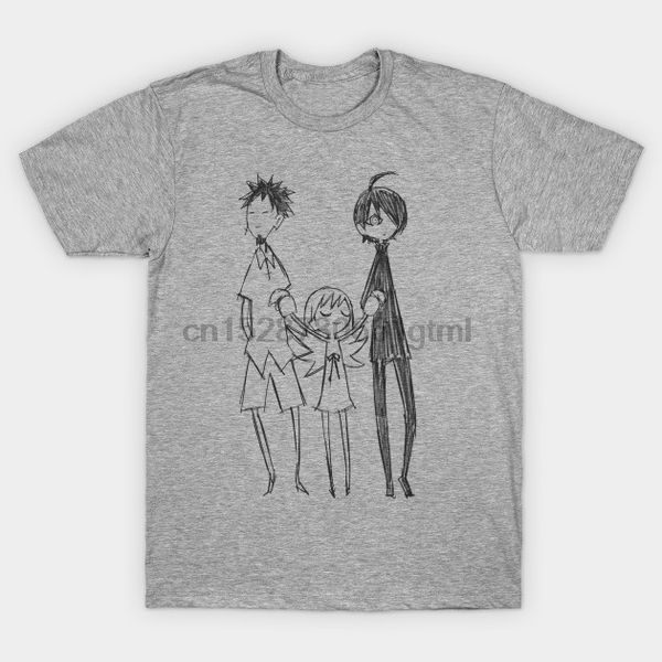 

men short sleeve tshirt meme shinobu and araragi (bakemonogatari) ending anime t shirt women t-shirt