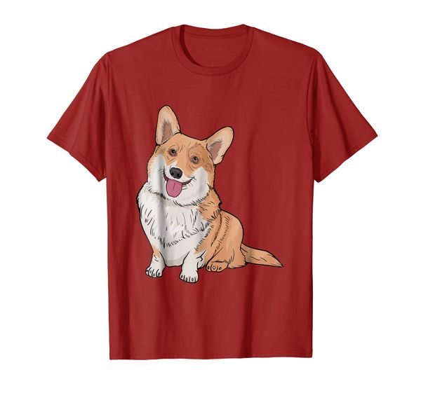 

2019 fashion men t shirt pembroke welsh corgi shirt funny gift for cute dog lovers