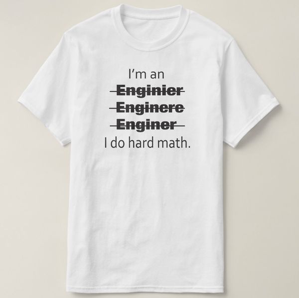

2019 printed men t shirt cotton short sleeve i'm an engineer t-shirt(1) women tshirt
