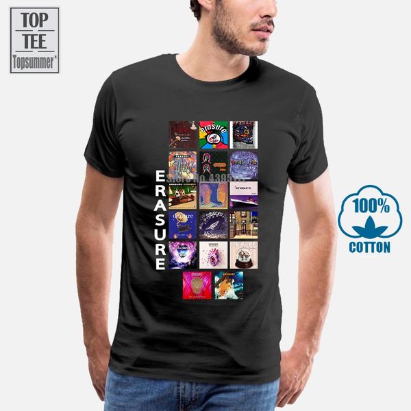 

erasure black short sleeve crew neck cotton tshirt