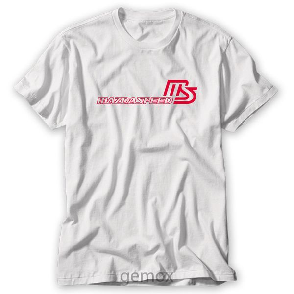 

2019 fashion cool men t-shirt mazdaspeed white t-shirt funny design tee shirt