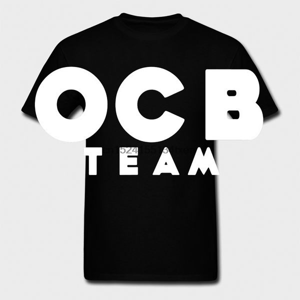

men t shirt ocb team parody shirt white on black tshirts women t-shirt