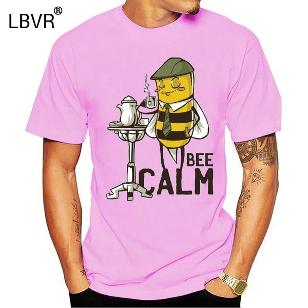 

bee calm - мужская смешной премиум футболка нового смешной tee shirt