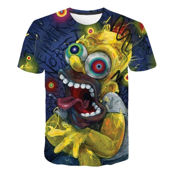 

simpson lovely 3d interesting printed mens 3d print shirts anime humor hentai men clothing