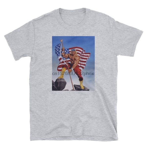 

classic hulkamania t-shirt men t shirt