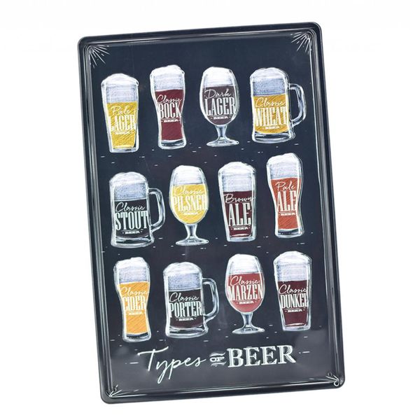 

20x30cm creative metal tin sign plaque wall art poster bar pub beer