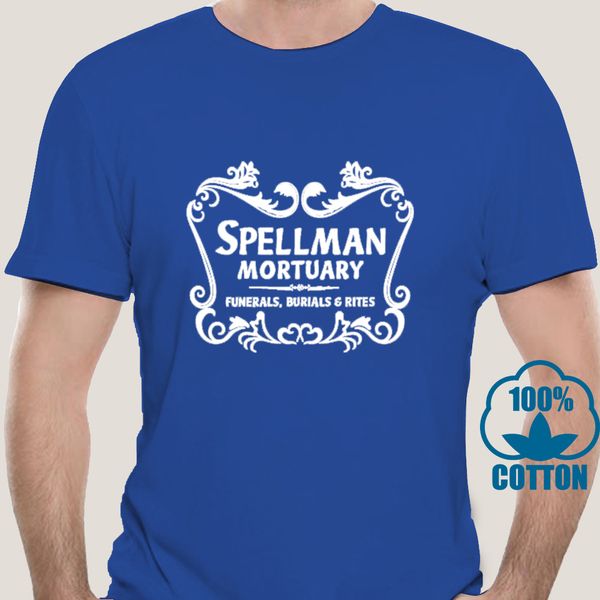 

0368d men tshirt spellman mortuary t shirt printed t-shirt tees top