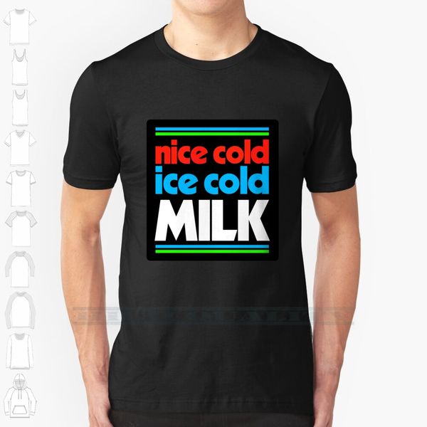 

nice cold ice cold milk настраиваемый дизайн печати для мужчин женщины хлопок новый прохладный тройника рубашки большого размера 6xl молока