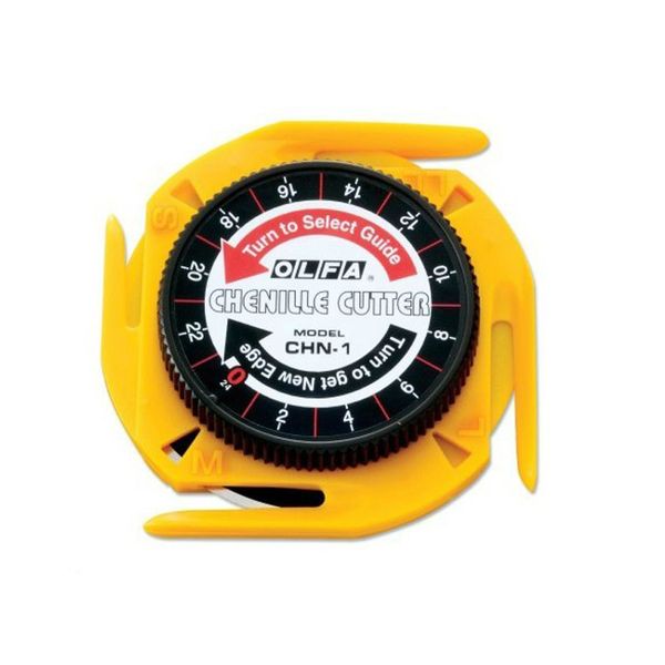 

olfa chn-1 multipurpose 60mm rotary chenille cutter knife with pouch