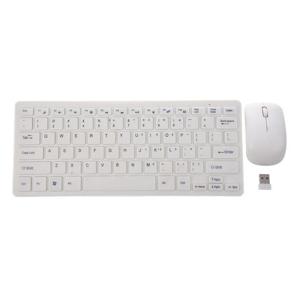 

2.4ghz wireless portable keyboard and mouse pc set qwerty