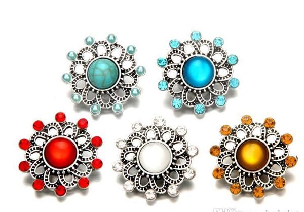 

ювелирные изделия белого шампанского кнопка diy аксессуары fit 10pcs / серия привязать hot бирюзовый красный синий новый 18мм выводы кнопка