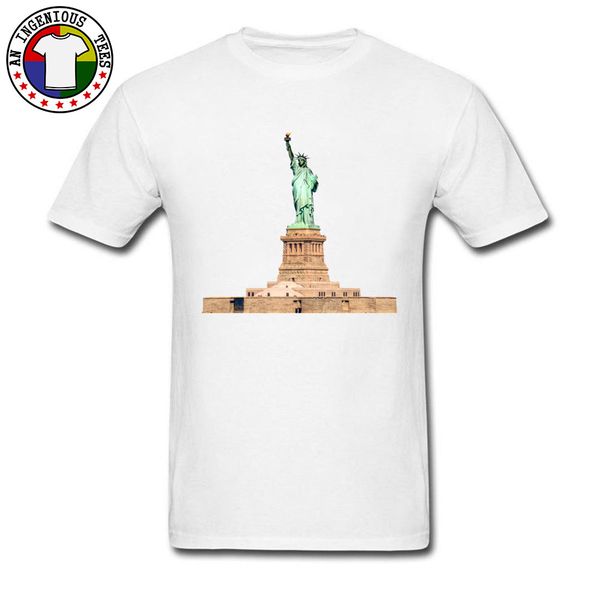 

статуя свободы культура tshirt женщины / мужчины новый styling моды с коротким рукавом печать футболках путешествия праздник футболки для др