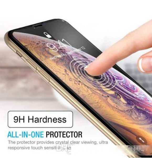 

for iphone xs max xr x screen protector glass iphone 7 8 plus protective glass film on iphone 6 tempered glass full cover